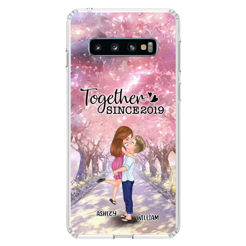 Personalized Couple Phone Case - Wedding/Anniversary Gift Idea for Couple - Together Since 2019 - Case For iPhone/Samsung