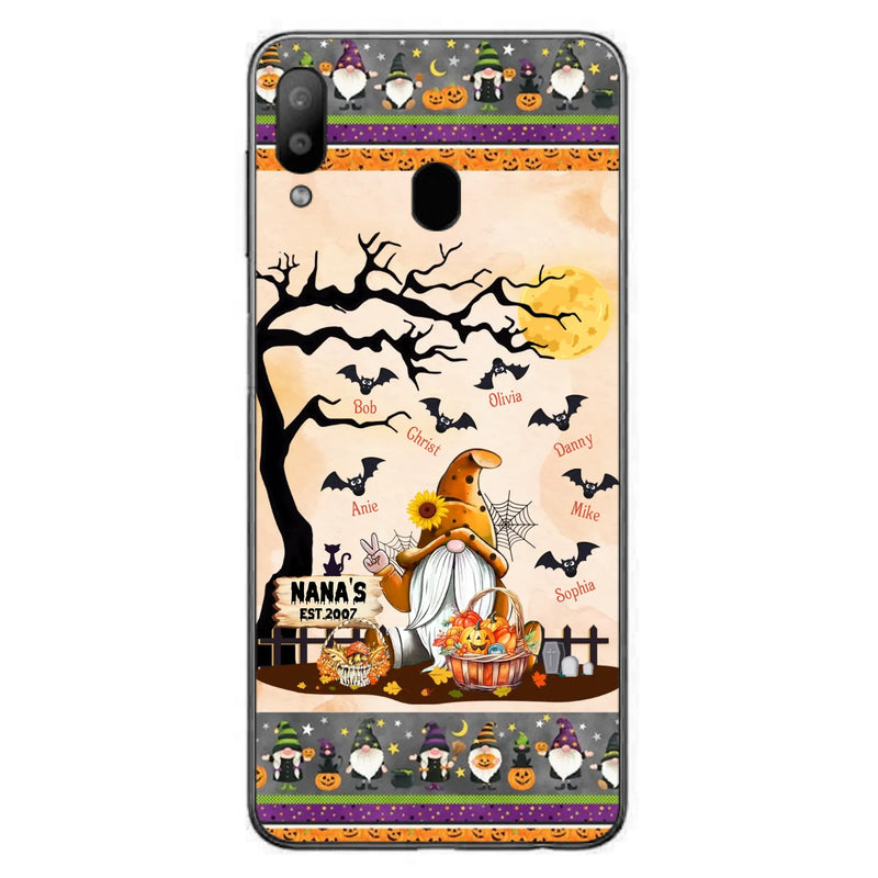 Custom Personalized Boo Grandma Phone Case - Halloween Gift For Grandma - Upto 7 Kids - Case For iPhone/ Samsung