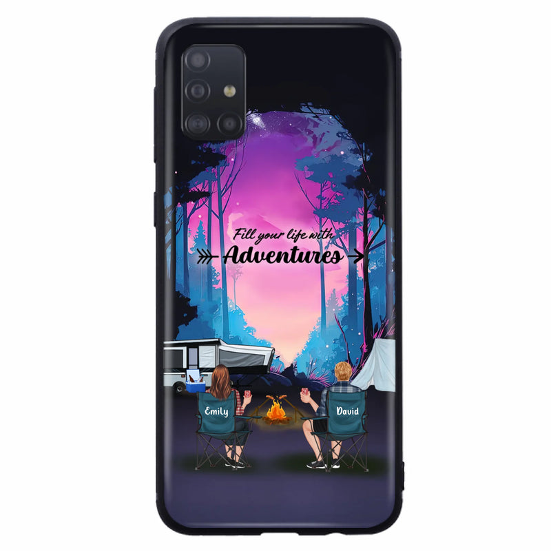 Personalized Camping Phone Case - Full Option - Best Gift For Camping Lovers - Fill Your Life With Adventures - Case For iPhone/Samsung