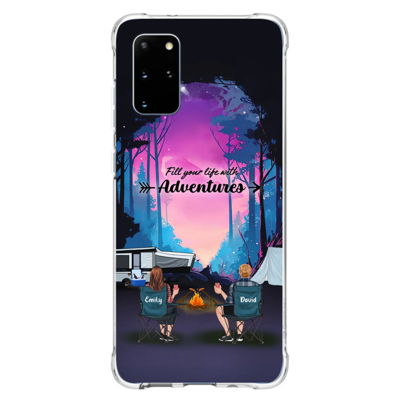Personalized Camping Phone Case - Full Option - Best Gift For Camping Lovers - Fill Your Life With Adventures - Case For iPhone/Samsung