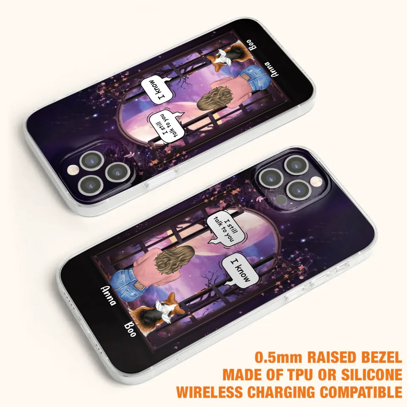 Custom Personalized Memorial Pet Phone Case - Upto 4 Dogs/Cats/Rabbits - Memorial Gift Idea for Dog/Cat/Rabbit Owners - Case For iPhone/Samsung