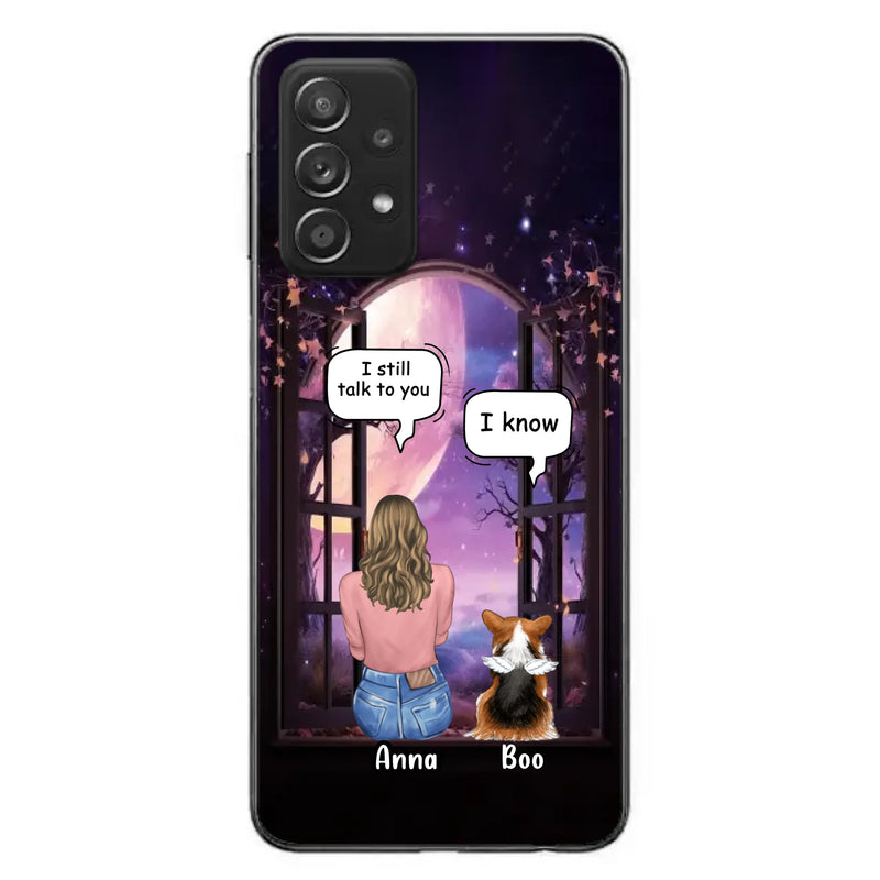 Custom Personalized Memorial Pet Phone Case - Upto 4 Dogs/Cats/Rabbits - Memorial Gift Idea for Dog/Cat/Rabbit Owners - Case For iPhone/Samsung
