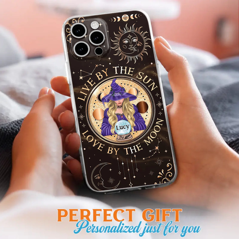 Custom Personalized Witch Phone Case - Halloween Gift Idea For Friend - Only Good May Enter Here - Case for iPhone/Samsung