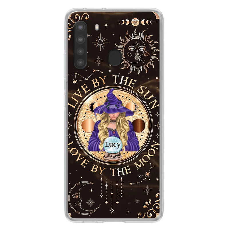 Custom Personalized Witch Phone Case - Halloween Gift Idea For Friend - Only Good May Enter Here - Case for iPhone/Samsung