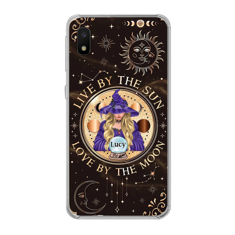 Custom Personalized Witch Phone Case - Halloween Gift Idea For Friend - Only Good May Enter Here - Case for iPhone/Samsung