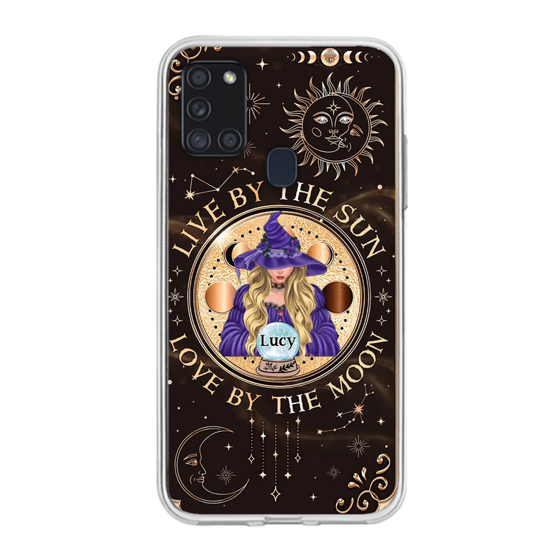 Custom Personalized Witch Phone Case - Halloween Gift Idea For Friend - Only Good May Enter Here - Case for iPhone/Samsung