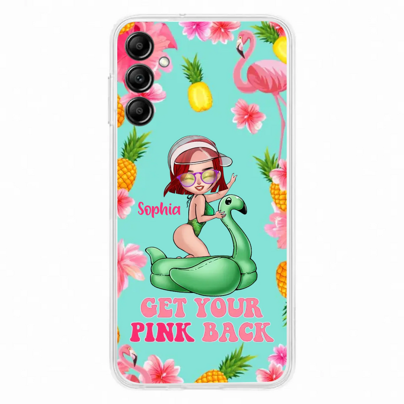 Custom Personalized Bikini Girl Phone Case - Gift Idea For Girl - Get Your Pink Back - Cases For iPhone/Samsung