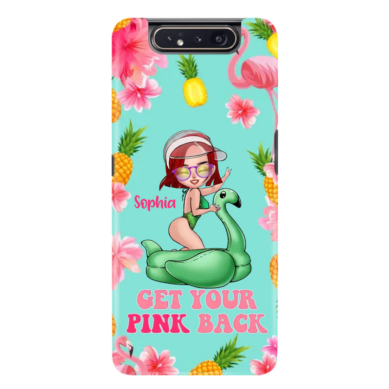 Custom Personalized Bikini Girl Phone Case - Gift Idea For Girl - Get Your Pink Back - Cases For iPhone/Samsung
