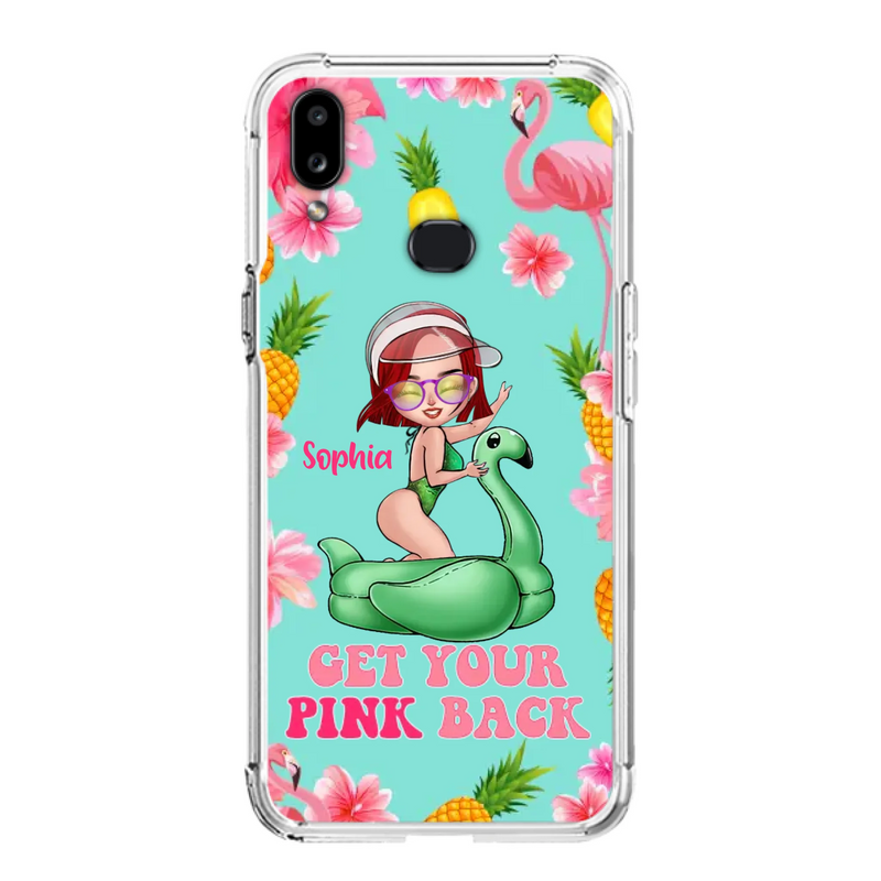 Custom Personalized Bikini Girl Phone Case - Gift Idea For Girl - Get Your Pink Back - Cases For iPhone/Samsung