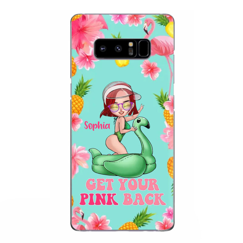 Custom Personalized Bikini Girl Phone Case - Gift Idea For Girl - Get Your Pink Back - Cases For iPhone/Samsung