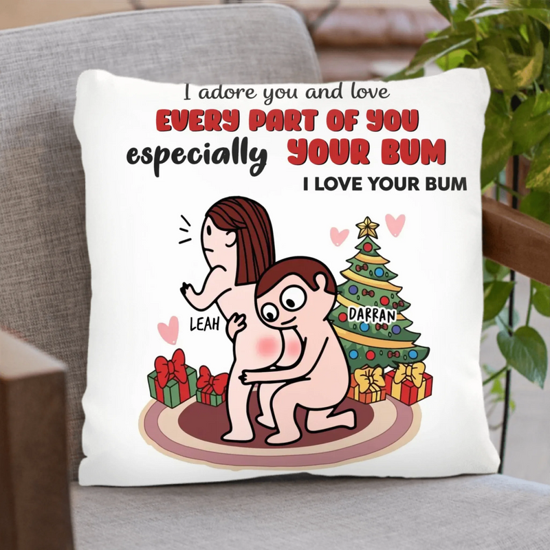 Personalized Couple Pillow Cover - Gift Idea For Couple/ Christmas/ Valentines