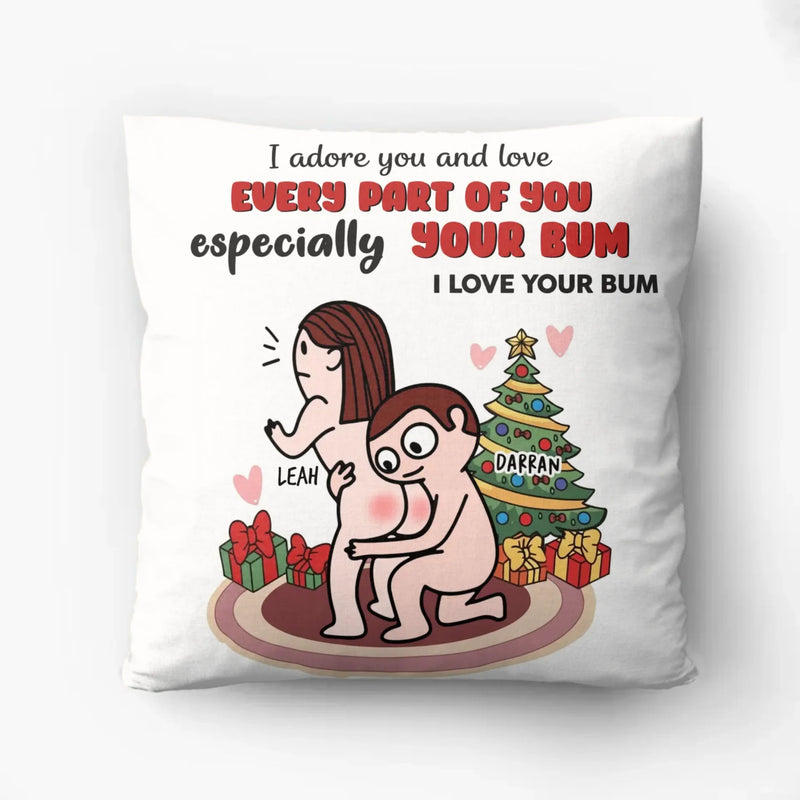 Personalized Couple Pillow Cover - Gift Idea For Couple/ Christmas/ Valentines