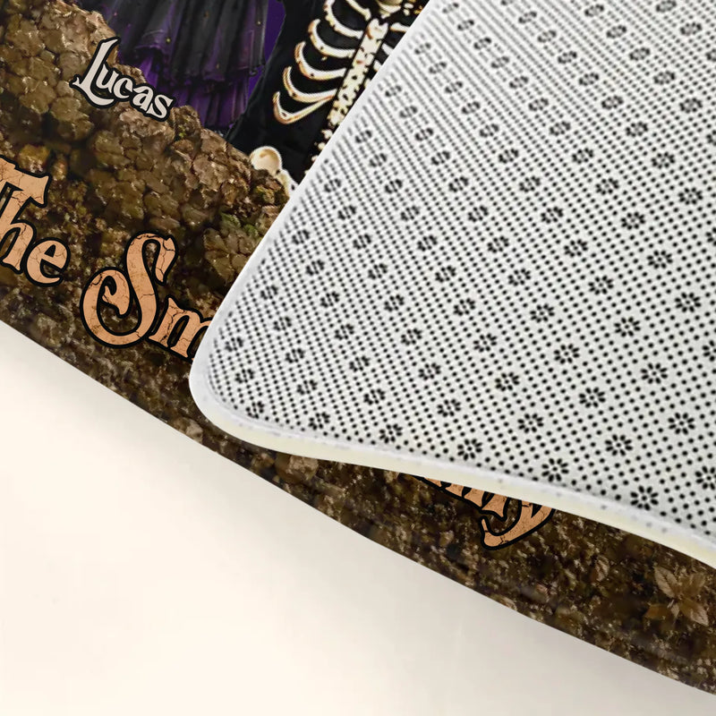 Personalized Skull Family Doormat – Halloween Gift Idea - Up to 9 People