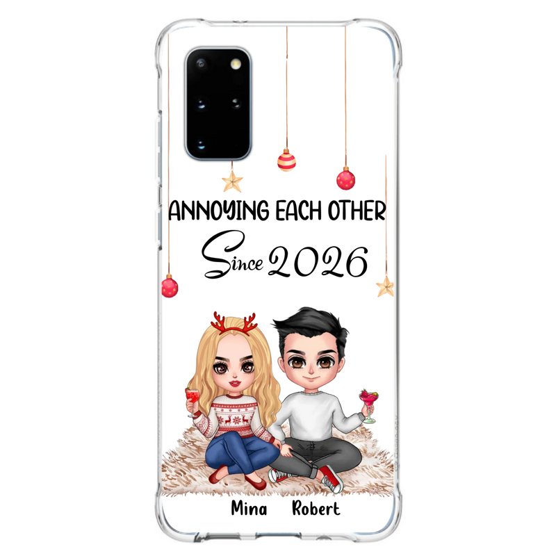 Custom Personalized Couple Phone Case - Christmas  Gift Idea For Couple - Annoying Each Other Since 2026 - Case for iPhone/Samsung