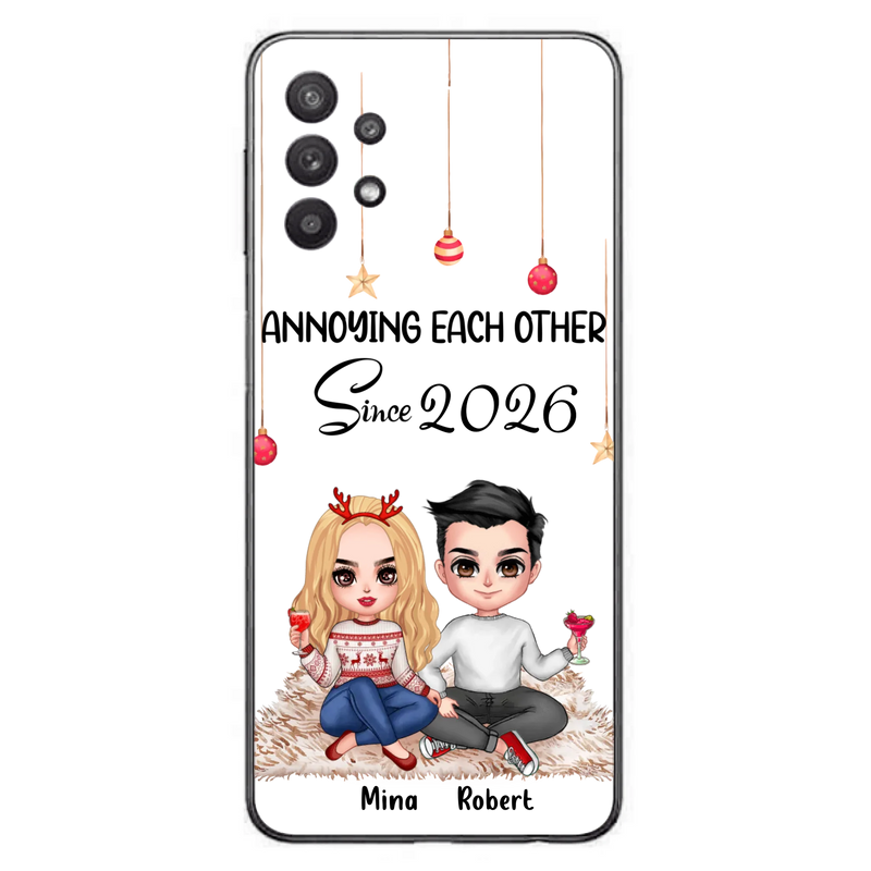 Custom Personalized Couple Phone Case - Christmas  Gift Idea For Couple - Annoying Each Other Since 2026 - Case for iPhone/Samsung