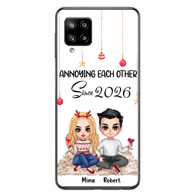 Custom Personalized Couple Phone Case - Christmas  Gift Idea For Couple - Annoying Each Other Since 2026 - Case for iPhone/Samsung