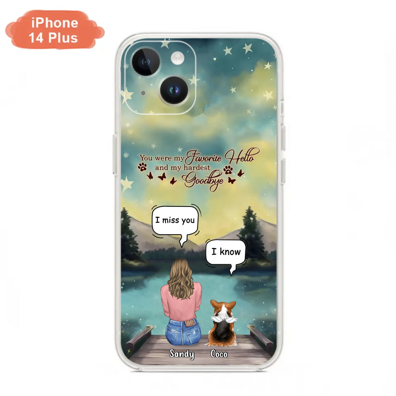 Custom Personalized Memorial Pet Phone Case - Memorial Gift Idea For Pet Lover - Up to 4 Pets - Gift Idea For Dog/Cat Lover - Your Wings Were Ready But Our Hearts Were Not - Case For iPhone And Samsung