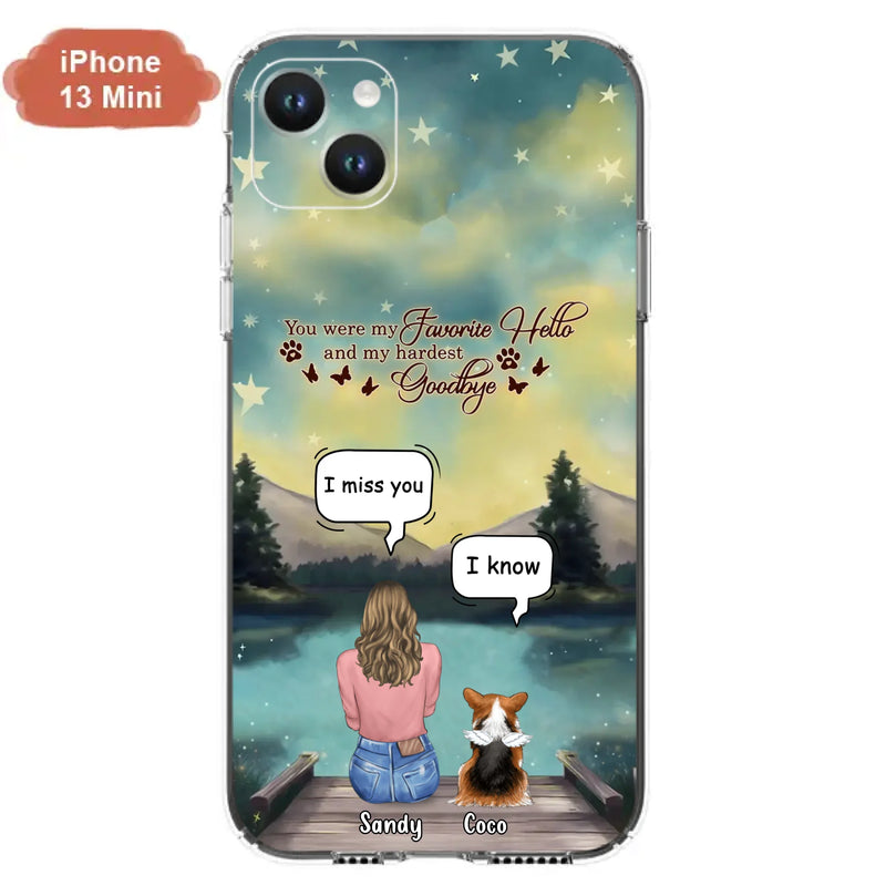 Custom Personalized Memorial Pet Phone Case - Memorial Gift Idea For Pet Lover - Up to 4 Pets - Gift Idea For Dog/Cat Lover - Your Wings Were Ready But Our Hearts Were Not - Case For iPhone And Samsung
