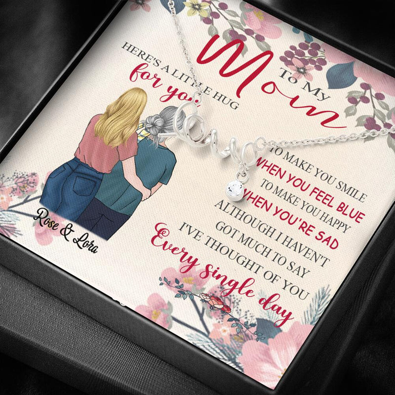 Personalized Necklace - Best Gift For Mother's Day from Daughter - IWJMRF