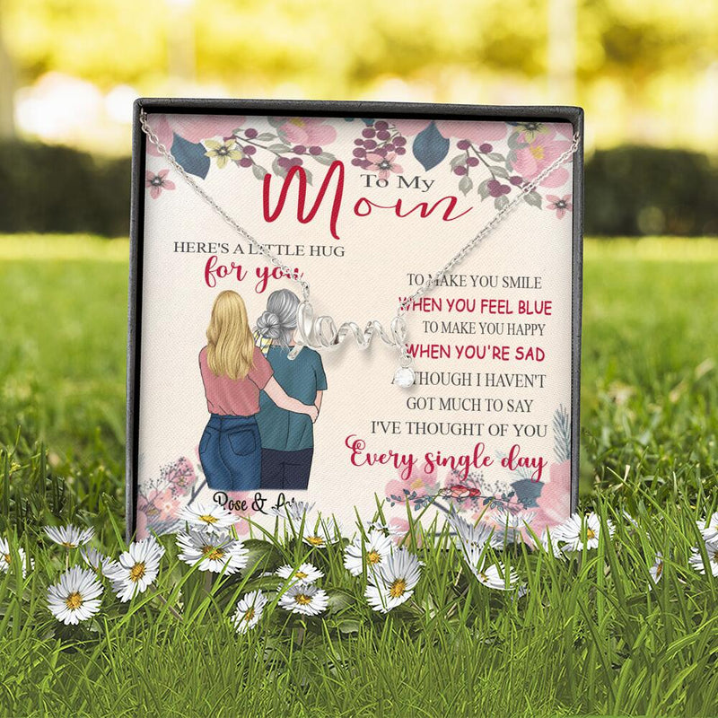 Personalized Necklace - Best Gift For Mother's Day from Daughter - IWJMRF