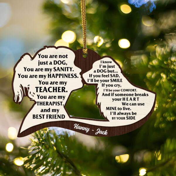 Custom Personalized Golden Ornament - Best Gift For Dog Lovers - You Are Not Just A Dog