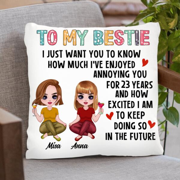 Custom Personalized Friends Annoying Pillow Cover - Gift Idea For Friends