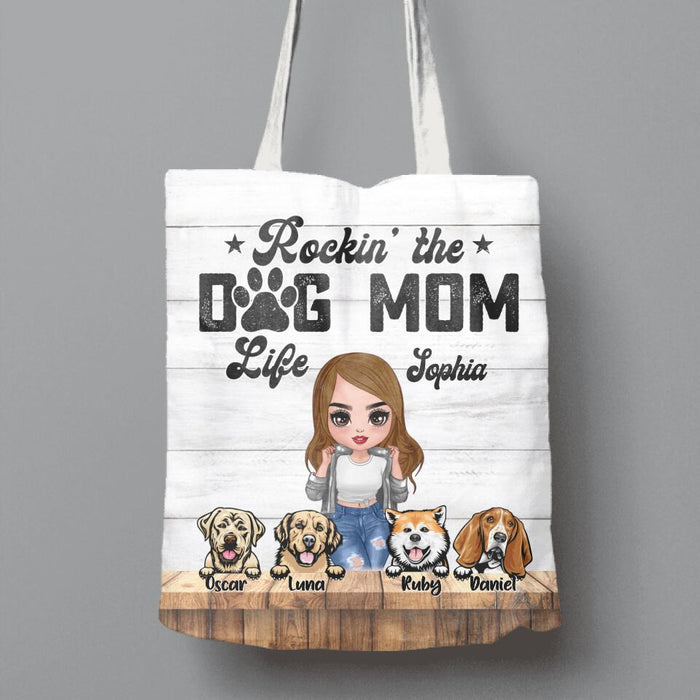 Personalized Dog Tote Bag Dog Person Gift custom Dog Bag 