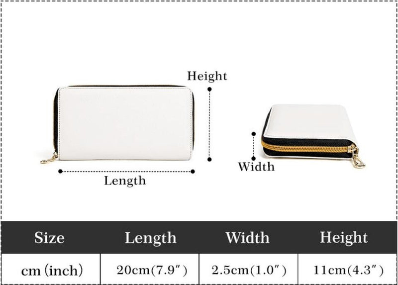 Personalized Pet Mom Long Wallet - Gift Idea For Dog/Cat Owner with up to 5 Pets