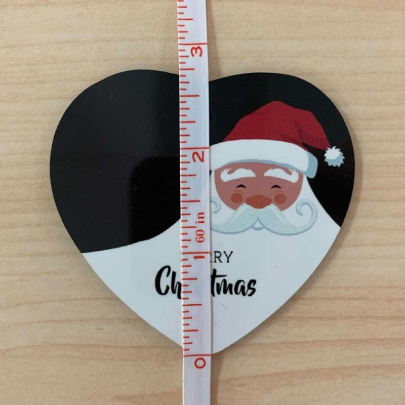 Personalized Memorial Photo Heart Ornament - Up to 3 Photos - Memorial Gift Idea For Christmas/Loss Of Dogs - A Piece Of My Heart Is At The Rainbow Bridge