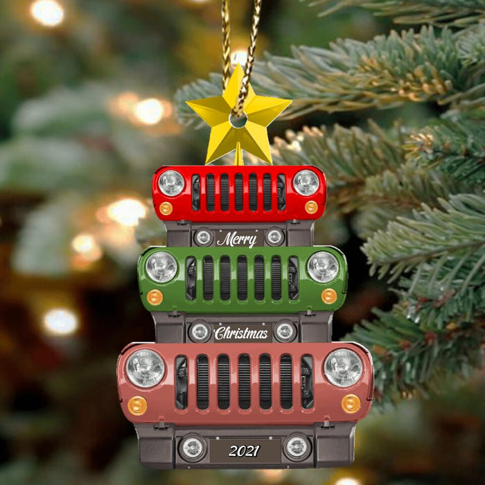 Custom Personalized Off-road Xmas Tree Ornament - Christmas Gift For Off-road Lover