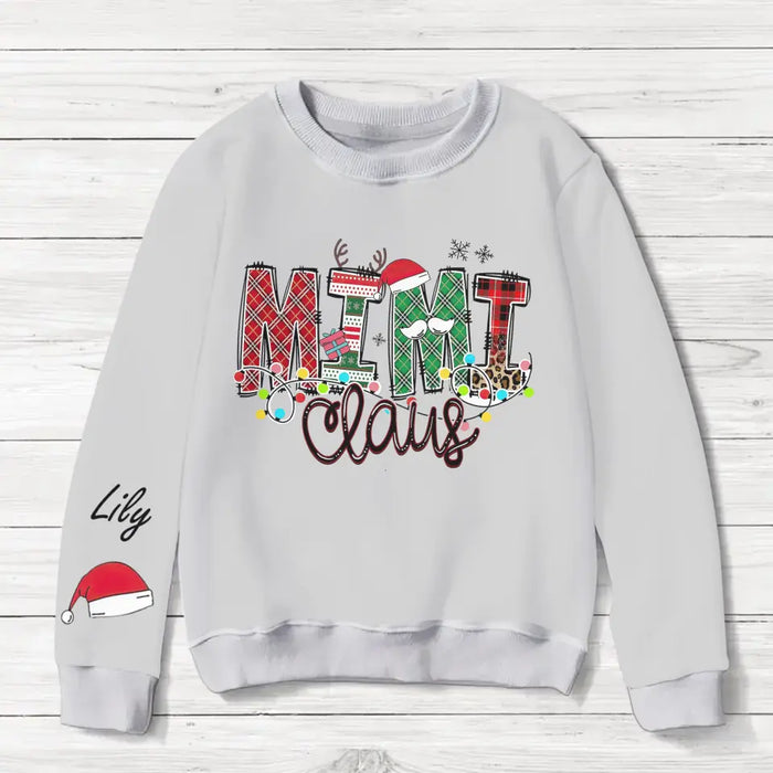 Custom Personalized Grandma AOP Sweater - Up To 10 Children - Christmas Gift Idea for Grandma - Mimi Claus