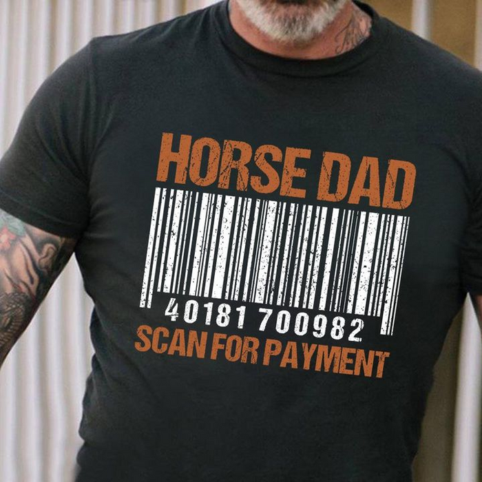 Horse Dad T-shirt - Best Gift From Son and Daughter To Dad - Gift from wife to husband